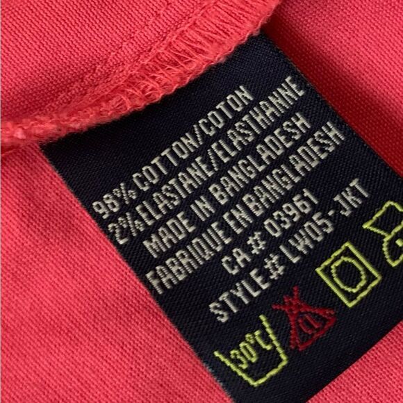 Denver Hayes Salmon Pink Jacket Zip Front Size Large - Picture 10 of 10